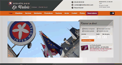 Desktop Screenshot of hotellevalois.com